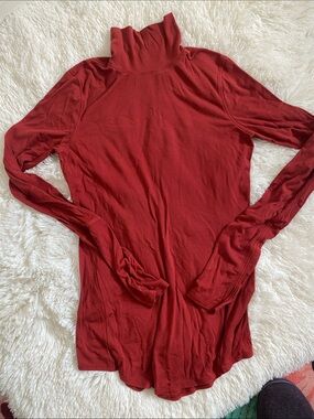 lululemon athletica Deep Red Long-Sleeve Turtleneck